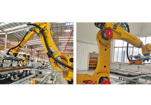 工业机器人平板类物料搬运